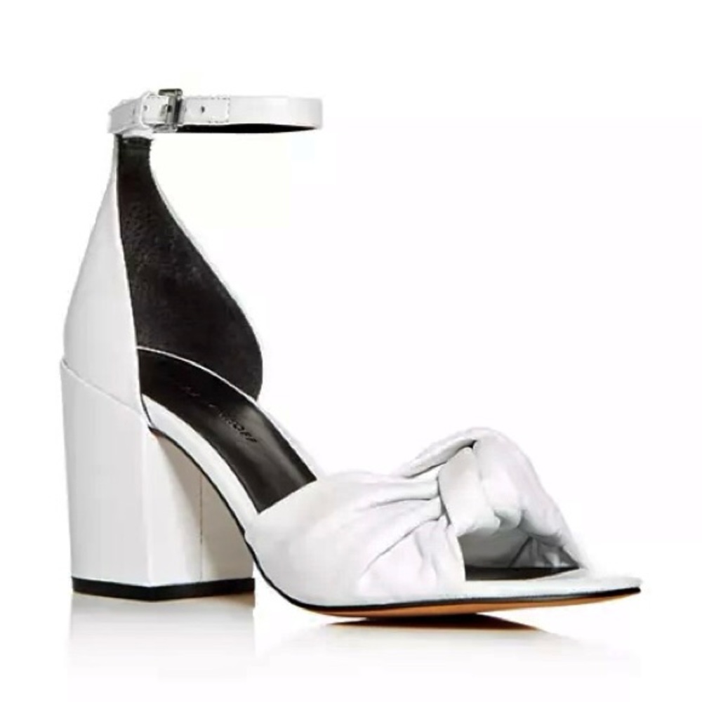 REBECCA MINKOFF Capriana Block-Heel Leather Sandals